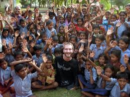 Nick Vujicic among children -MyWay Coaching